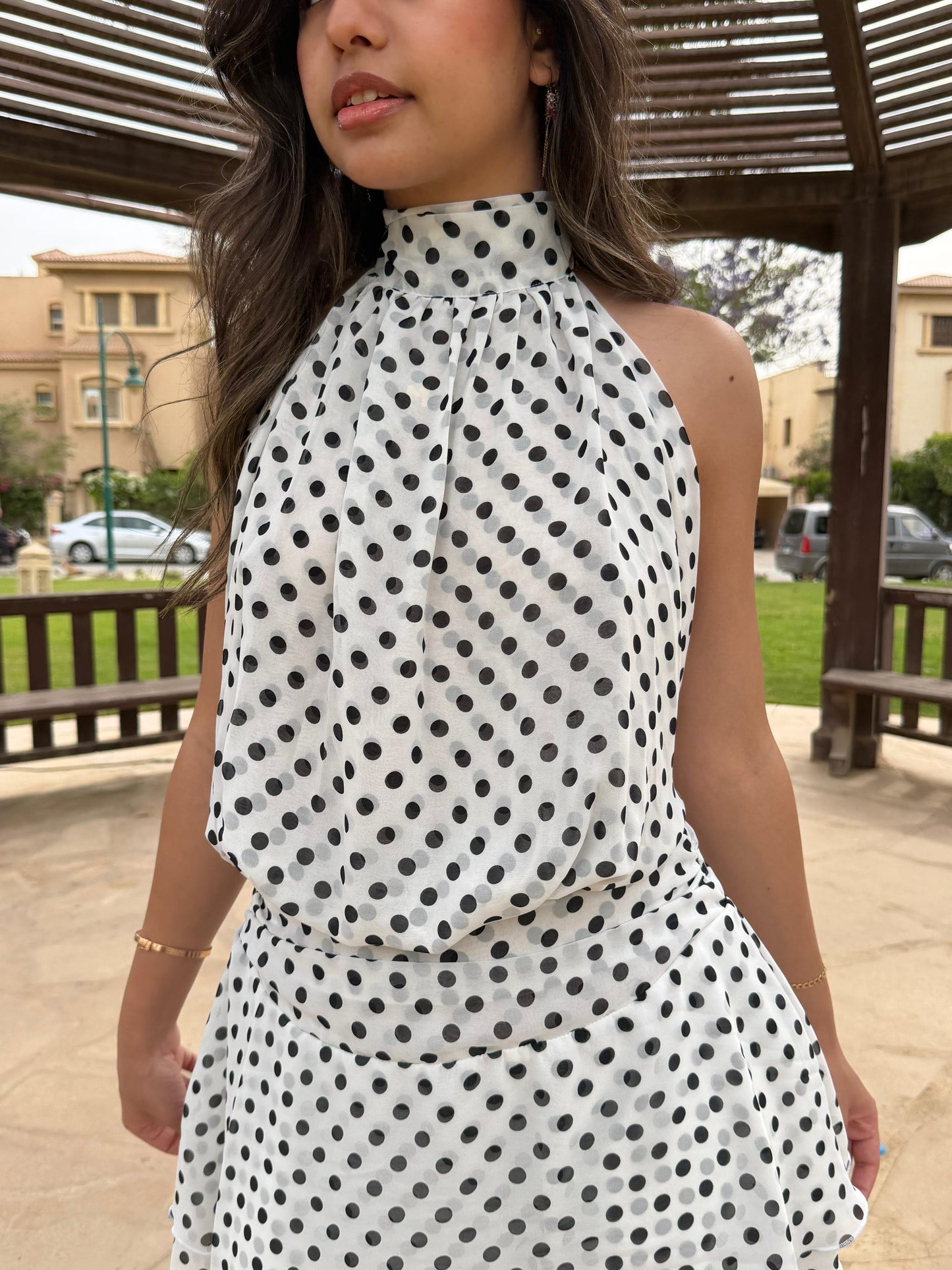 polka dots dress