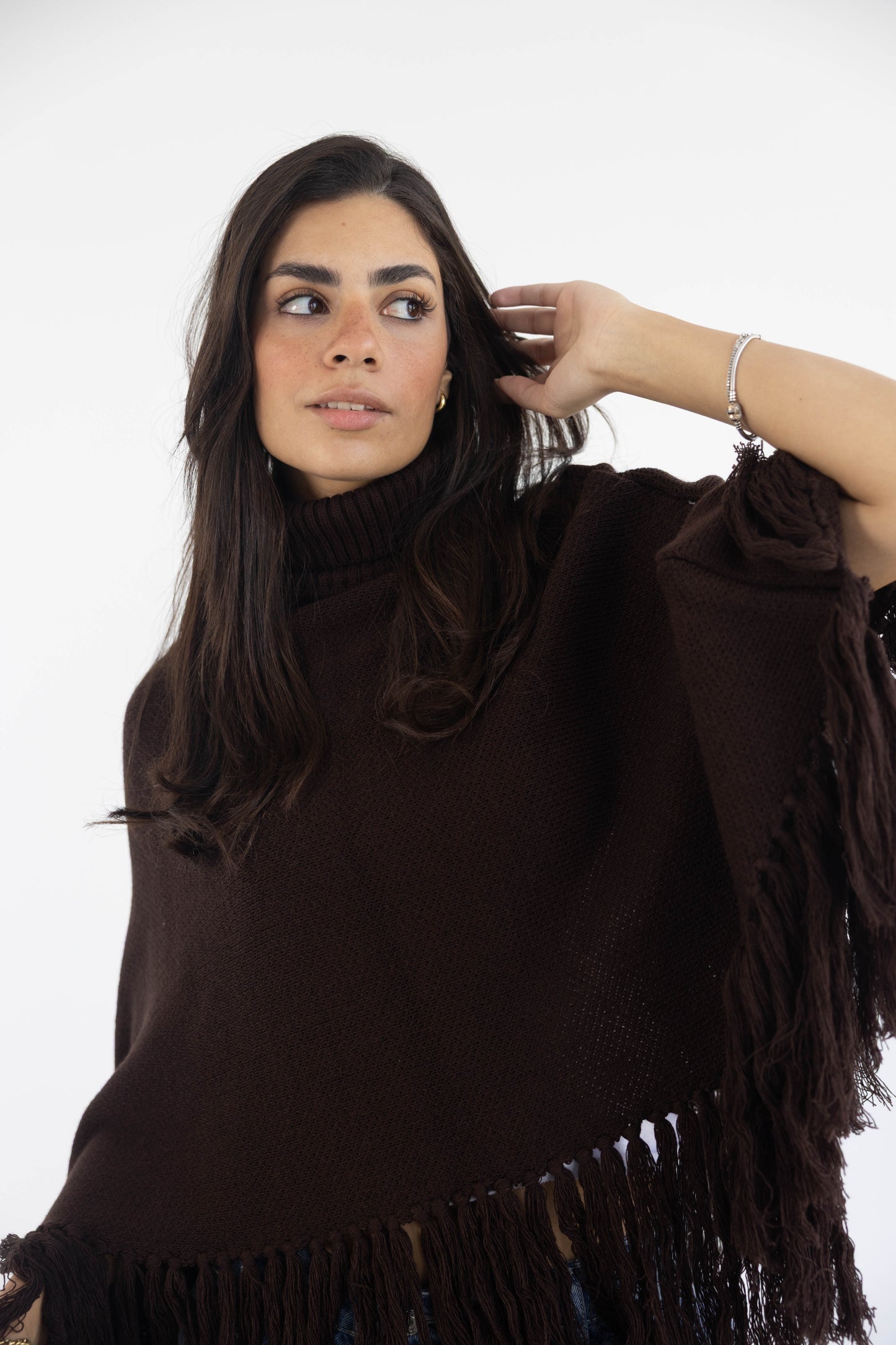 Poncho in Brown