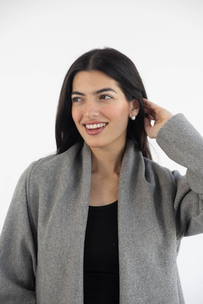 Coat in Grey