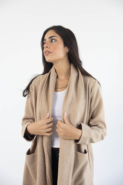 Coat in Beige