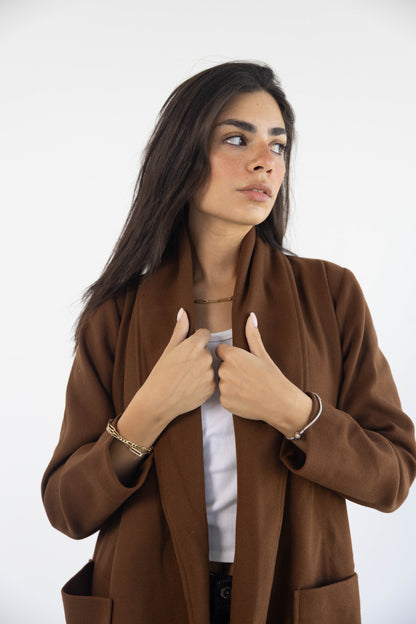 Coat in Brown