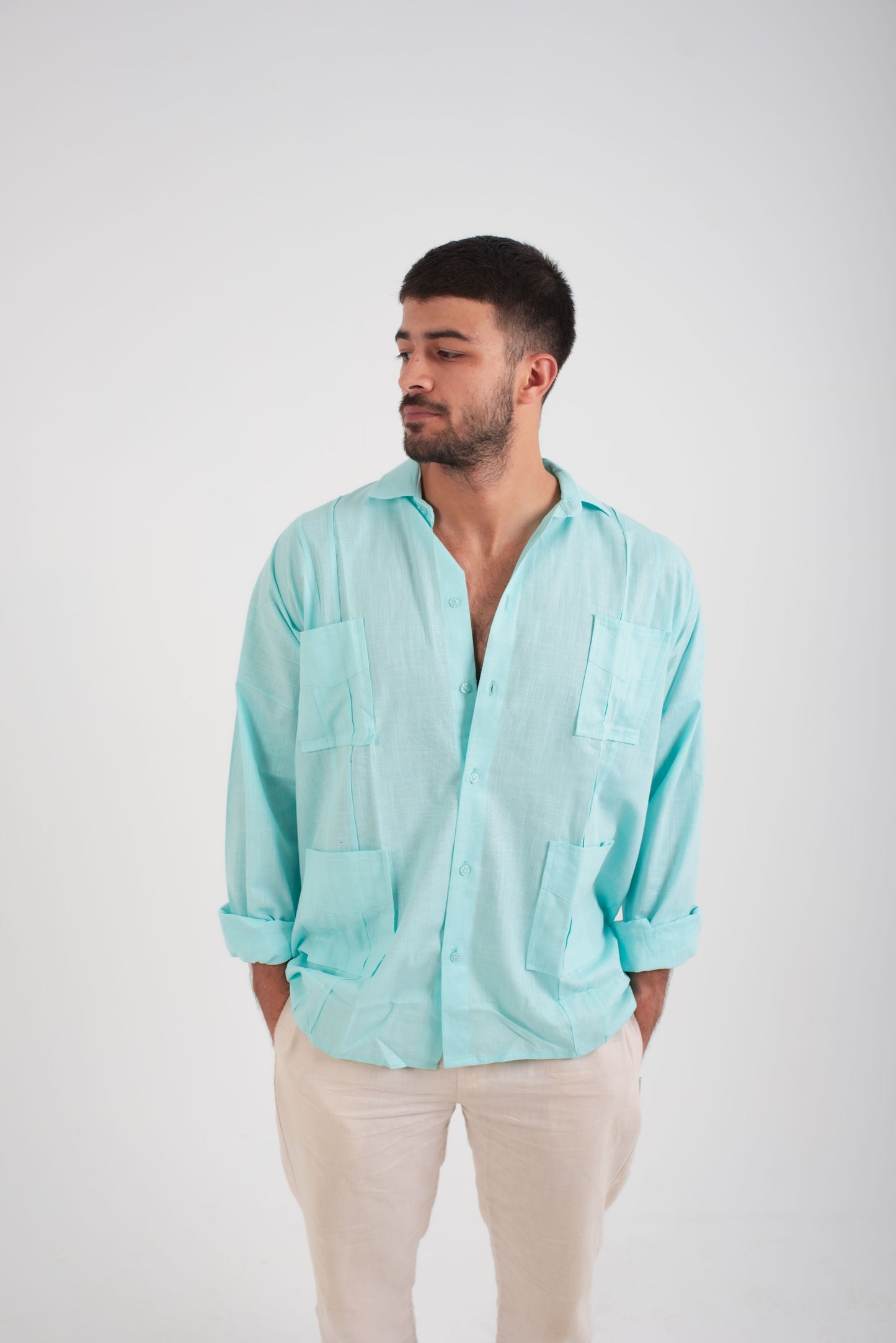 Linen Shirt with pockets