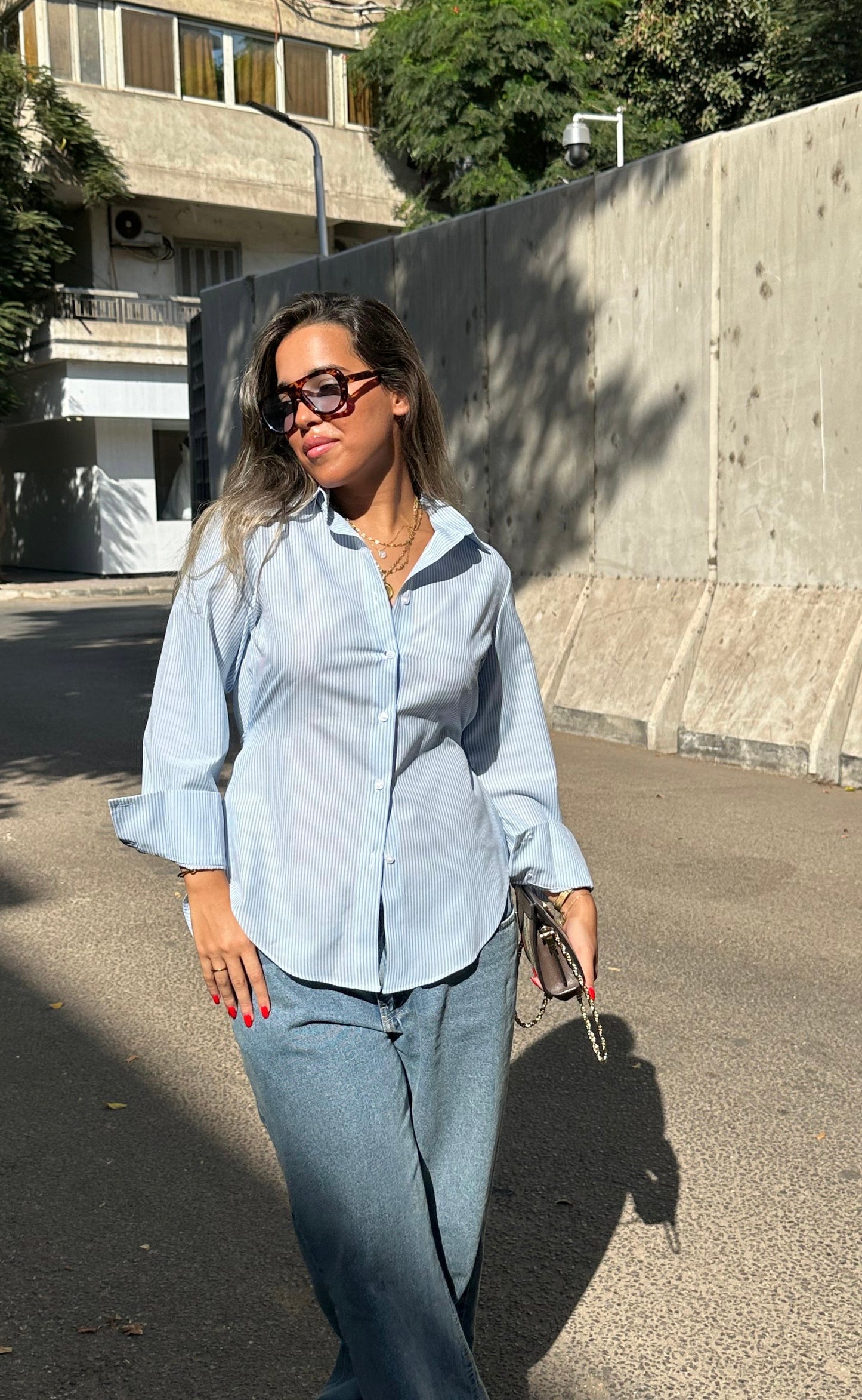 Striped Sculpt shirt
