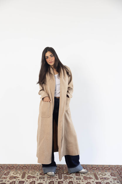 Coat in Beige