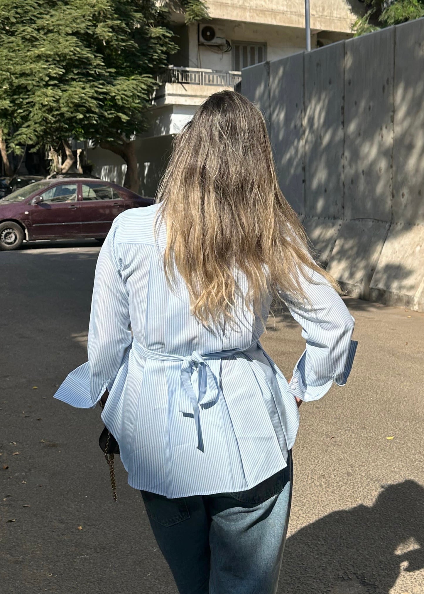 Striped Sculpt shirt