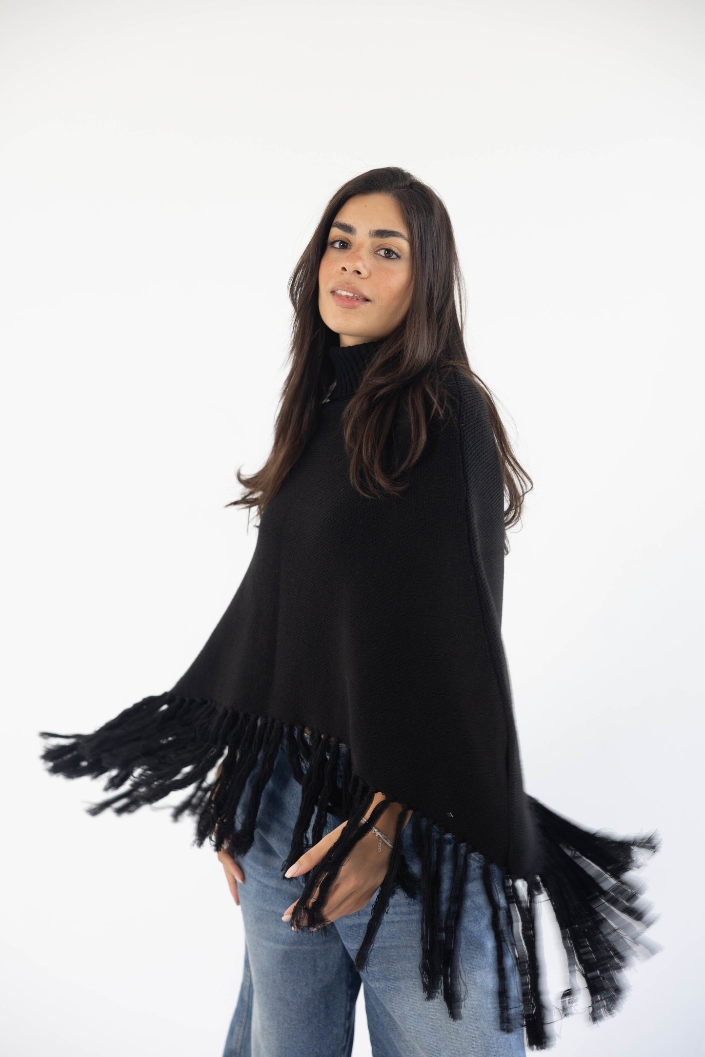 Poncho in Black