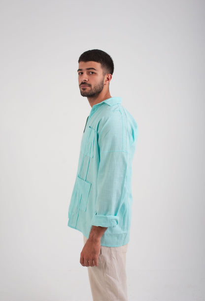 Linen Shirt with pockets