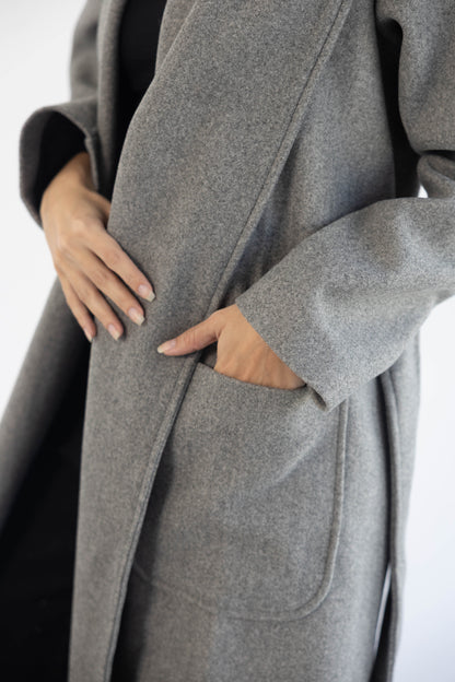 Coat in Grey