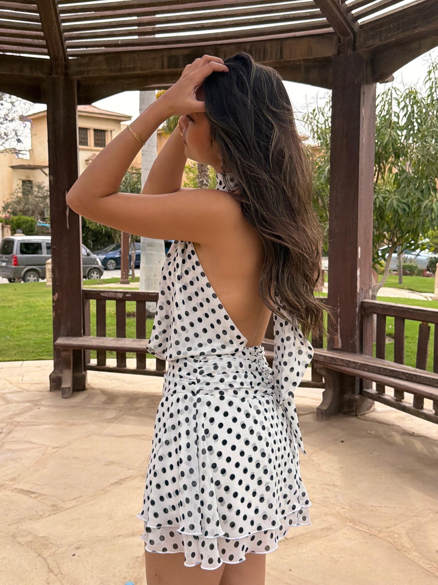 polka dots dress