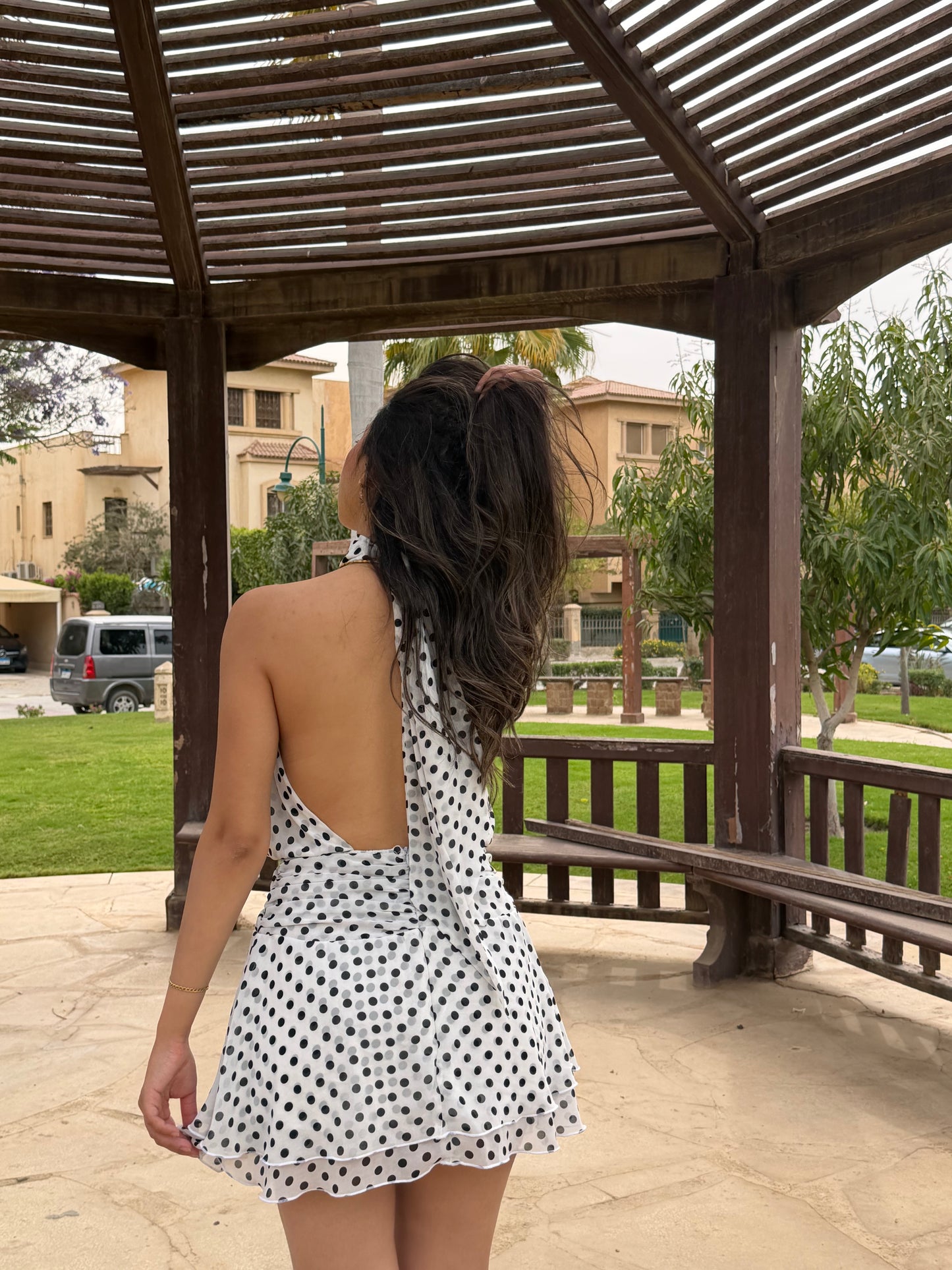 polka dots dress