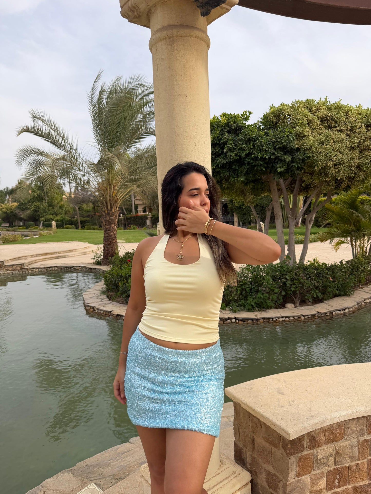 Ibiza skirt in blue