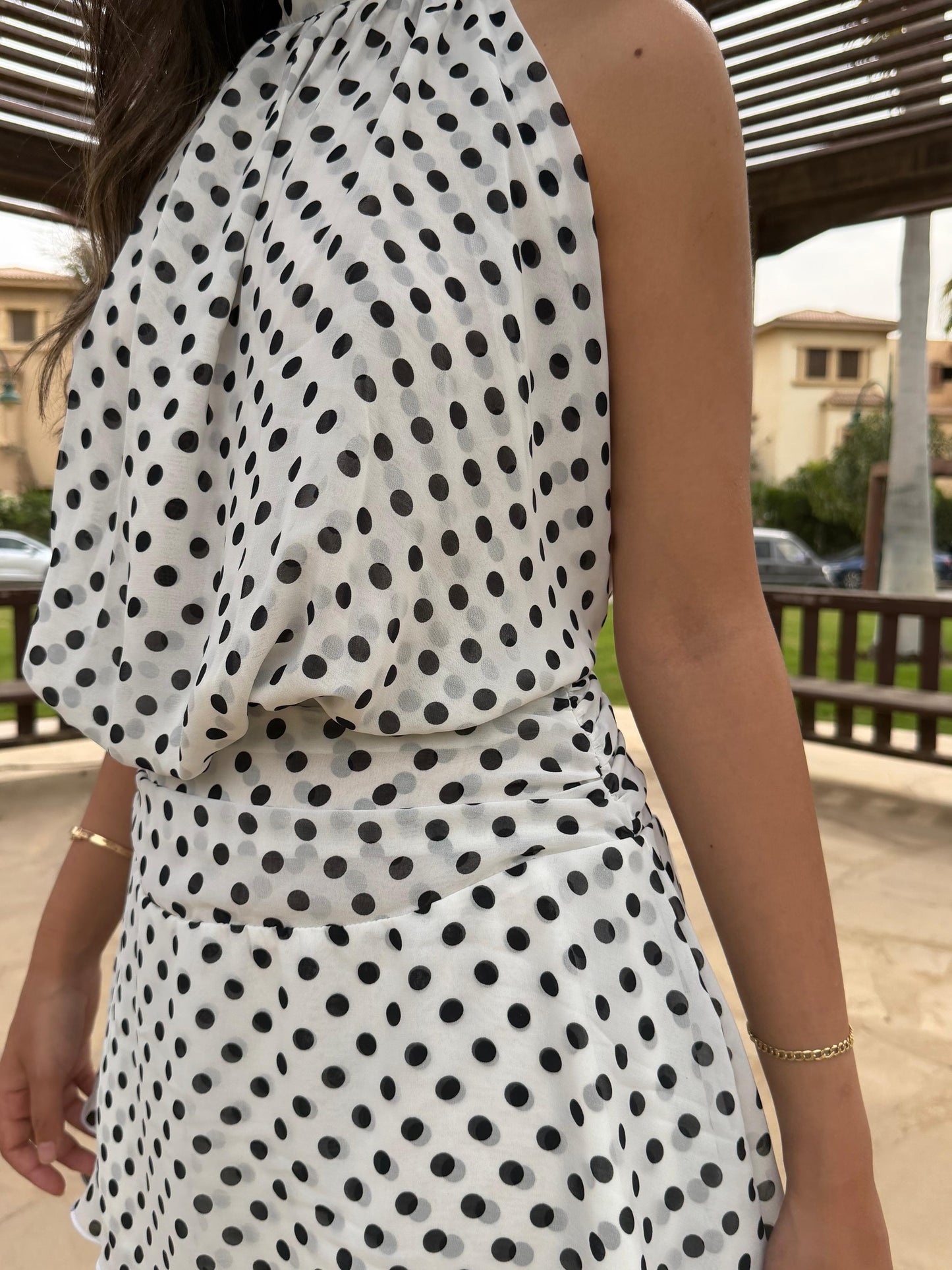polka dots dress